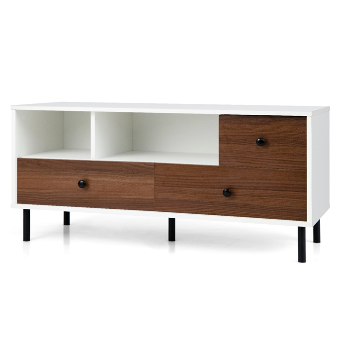 TV Stand with 3 Storage Cabinets
